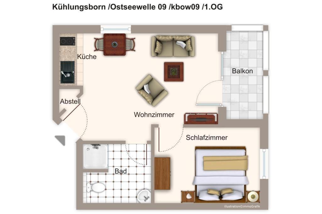 Ostseewelle Ostseewelle 009 Ostseebad Kühlungsborn Buitenkant foto